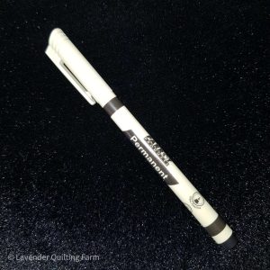 fine point permanent marker for quilt labels or quilting rulers reference lines